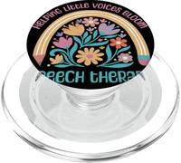 Helping Little Voices Bloom Speech Therapy Speech Therapist PopSockets PopGrip for MagSafe