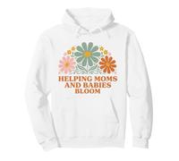 Helping Moms And Babies Bloom - Doula Pullover Hoodie