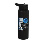 Helping Others Simply Pass into Eternity - Hospice Nurse Stainless Steel Insulated Water Bottle