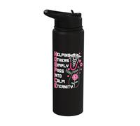 Helping Others Simply Pass into Eternity - Hospice Nurse Stainless Steel Insulated Water Bottle