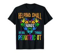 Helping Small Hands Do Big Things Pediatric Nurse PEDS Gifts T-Shirt