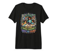 Helping Small Humans Handle Big Feelings - School Counselor Premium T-Shirt