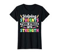 Helping Students Turn Stress Into Strenght School Counselor T-Shirt