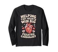 Helping Tiny Hearts Win Big Pediatric Cardiology Long Sleeve T-Shirt