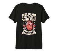 Helping Tiny Hearts Win Big Pediatric Cardiology Premium T-Shirt
