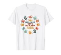 Helping Tiny Humans Do Big Things Daycare Provider Teacher T-Shirt