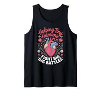 Helping Tiny Humans Fight Big Battles Pediatric Cardiac Tank Top