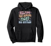 Helping Tiny Humans Fight Big Battles Pullover Hoodie