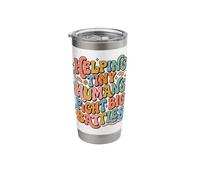 Helping Tiny Humans Fight Big Battles Stainless Steel Insulated Tumbler