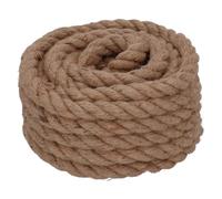 HELPMATE Hemp Rope Natural Twisted Rope - Brown Hemp Rope for Crafts, Arts, Crafts | Package Cord Natural Fibre 100% Organic Hemp Rope 18 mm, 10 m | 1 Ball, Natural Colours