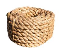 HELPMATE - Natural Hemp Rope | Twisted Brown - Crafts & Packaging - Organic Fiber - 1 Ball (18 mm x 10 m)