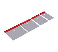 HELPMATE - Stainless Steel Paint Spatula - 4-Piece Surface Spatula Set for Precise Work - Bodywork Spatula - Made in Germany