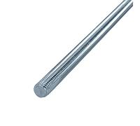 HELPMATE - Threaded rod M8 x 330 mm made of galvanised steel - 2 pieces of threaded bar with full metric thread - Threaded pin with strength class 4.8, DIN 976