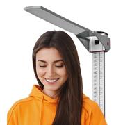 Helsevesen Wall Mounted Stadiometer Professional Aluminum Telescopic Height Measuring Rod 24-82 inch, 2024 New