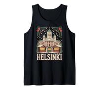 Helsinki, Finland, European Christmas Market, Family Fun Tank Top