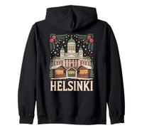 Helsinki, Finland, European Christmas Market, Family Fun Zip Hoodie
