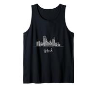 Helsinki Finland Skyline Europe Travel Souvenirs Tank Top