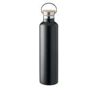 Helsinki Large Double Wall 1L Flask MidOcean Black One Size