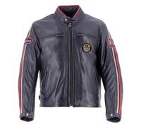 Helstons Ace 10 Ans Leather Jacket Blue M Men