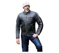Helstons Ace 10Ans Motorcycle Leather Jacket, brown, size 2XL for Men