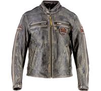 Helstons Ace 10Ans Motorcycle Leather Jacket, brown, size S for Men
