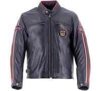 Helstons Ace 10Ans Motorcycle Leather Jacket, dark blue, size S