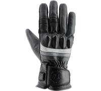 Helstons Bora Heated Motorcycle Gloves, black-grey-white, size 2XL for Men