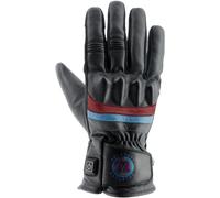 Helstons Bora Heated Motorcycle Gloves, black-red-blue, size 2XL for Men