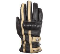 Helstons Burton Motorcycle Gloves, black/sand, size 13