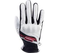 Helstons Cars Air Motorcycle Gloves, white/black/red, size 11