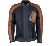 Helstons Colt Air Motorcycle Leather/Textile Jacket, brown/blue, size S