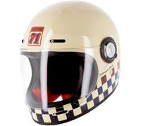 Helstons Course Full Face Carbon Helmet, beige, size XS for Men