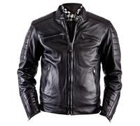 helstons Cruiser Rag Leather Jacket men Black, 2XL