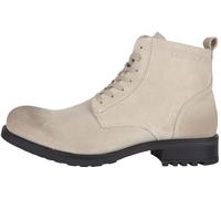 Helstons Deville Suede Motorcycle Boots, Cream, size 41