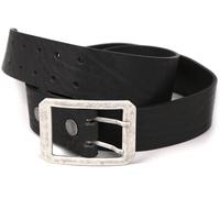 Helstons Double D Belt, black, size 90 cm for Men