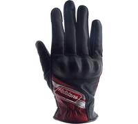 Helstons DS Air perforated Ladies Motorcycle Gloves, black/red/white, size 6