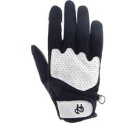 Helstons Duna Ladies Motorcycle Gloves, black-white, size S M for Women