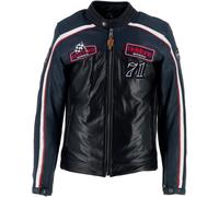 Helstons Formula Sport waterproof Motorcycle Leather Jacket, black-blue, size 3XL for Men