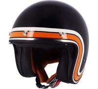 Helstons Freedom Jet Helmet, black-orange, size XL for Men