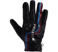 Helstons Freedom Motorcycle Gloves, black/blue/red, size 13