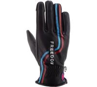 Helstons Freedom Summer Ladies Motorcycle Gloves, black/blue/red, size 7