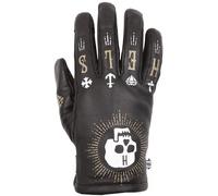 Helstons Grafic Winter Motorcycle Gloves, black, size 7