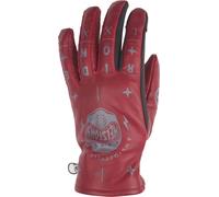 Helstons Grafic Winter Motorcycle Gloves, red, size S for Men
