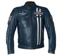 helstons Indy Leather Jacket blue size XL