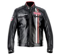 helstons Indy Motul Dummy Leather Jacket Black/Red/White 2XL