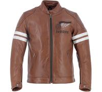 Helstons Jake Speed Motorcycle Leather Jacket, brown, size S