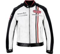 Helstons Jay Motul Edition Motorcycle Leather Jacket, black/white, size S