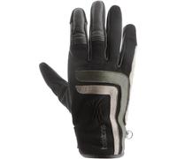 Helstons Jeff Motorcycle Gloves, black/green, size 11