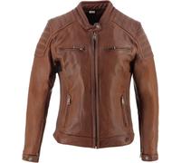 Helstons Jody Ladies Motorcycle Leather Jacket, brown, size 2XL for Women