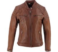Helstons Jody Ladies Motorcycle Leather Jacket, brown, size XXL